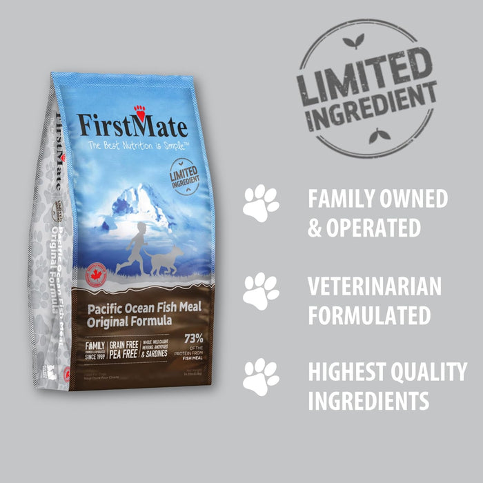 FirstMate Limited Ingredient Grain Free Pacific Ocean Fish Meal Original Formula Dry Dog Food