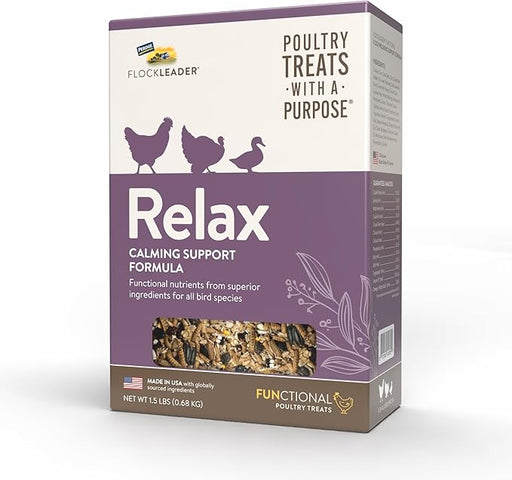 Flockleader Relax Functional Poultry Treat  1.5 Lb