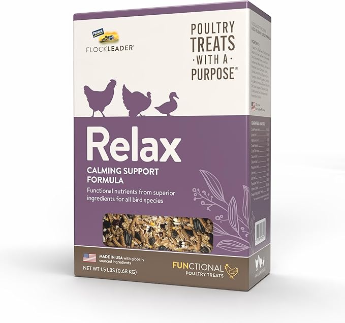 Flockleader Relax Functional Poultry Treat  1.5 Lb