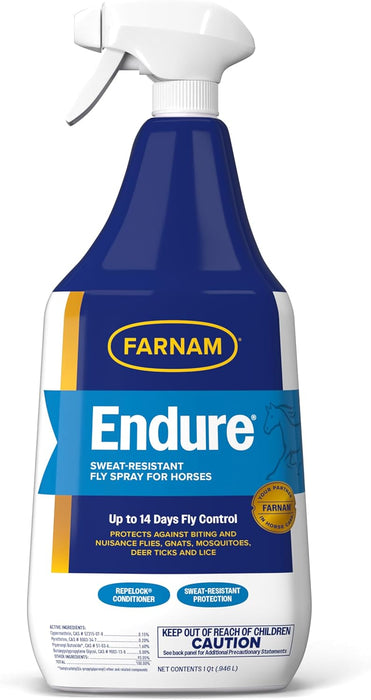 Farnam Endure Sweat-Resistant Fly Spray for Horses