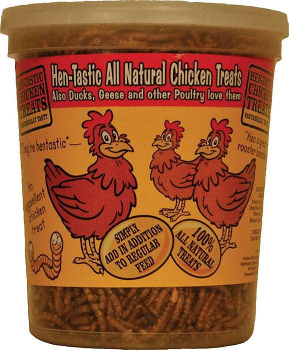 Hentastic Mealworm To Go All Chicken Treats - 6 OZ