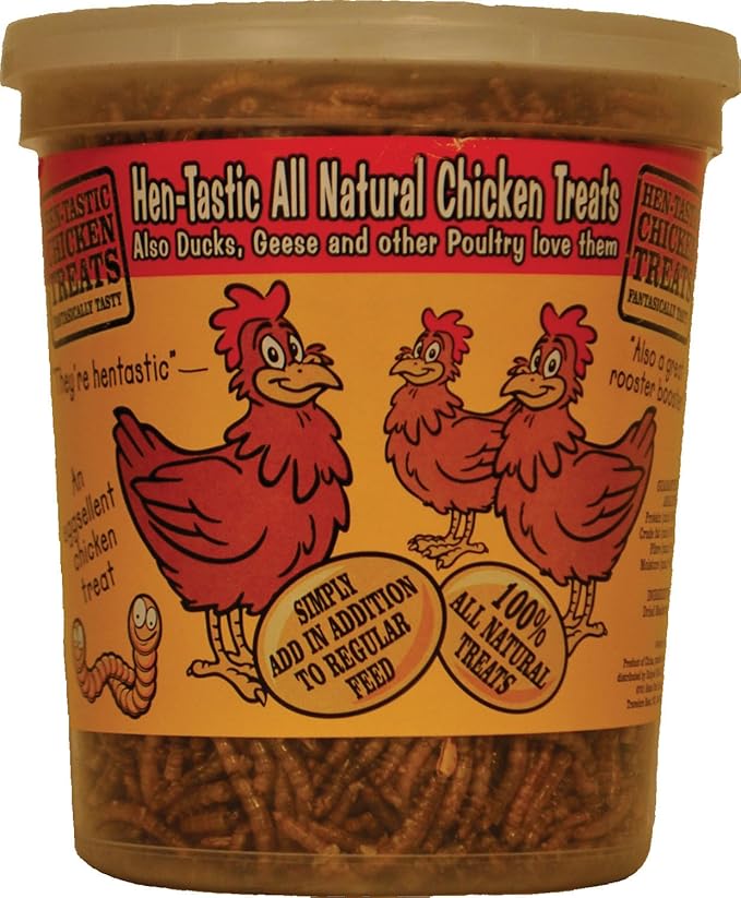 Hentastic Mealworm To Go All Chicken Treats - 6 OZ