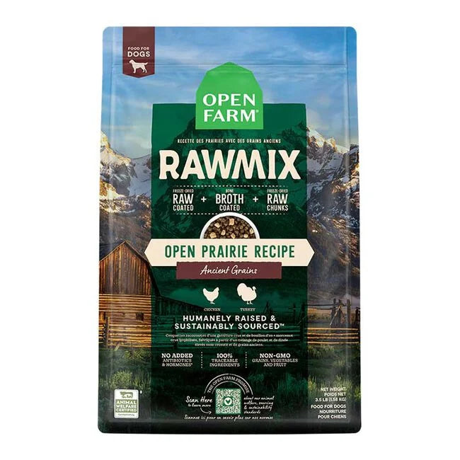 Open Farm Dog Raw Mix Ancient Open Prairie