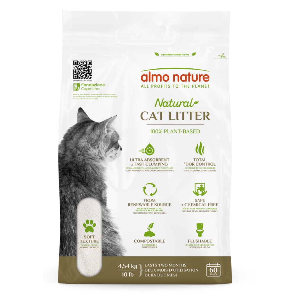 Almo Nature Cat Litter 100% Plant-Based
