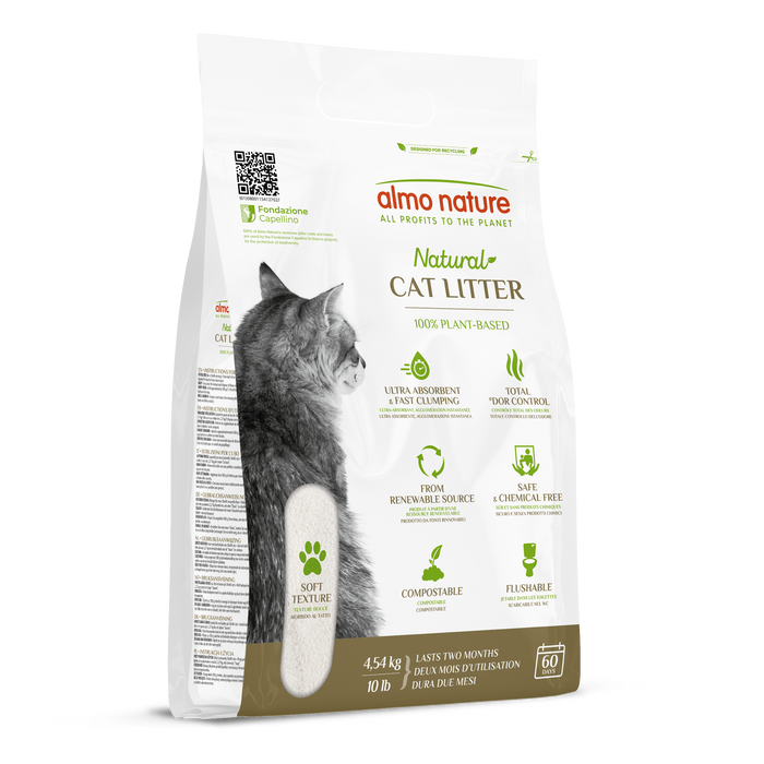 Almo Nature Cat Litter 100% Plant-Based