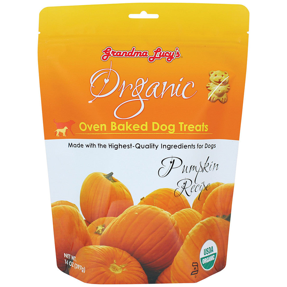 Grandma Lucy’s Organic Oven Baked Pumpkin Dog Treats 14 oz