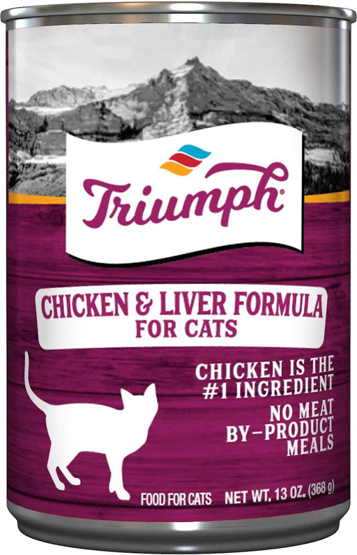 Triumph Chicken 'N Liver Formula Canned Cat Food