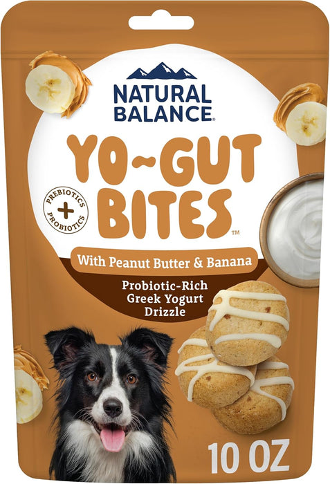 Natural Balance Yo-Gut Bites with Peanut Butter & Banana Dog Treats