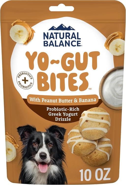 Natural Balance Yo-Gut Bites with Peanut Butter & Banana Dog Treats