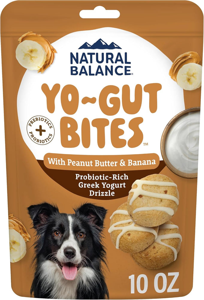 Natural Balance Yo-Gut Bites with Peanut Butter & Banana Dog Treats
