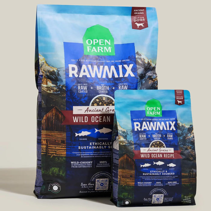 Open Farm Wild Ocean RawMix with Ancient Grains Dog Food