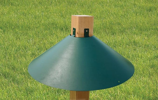 Woodlink Wrap Around 4x4 Post Mount Baffle Green 22 Inch