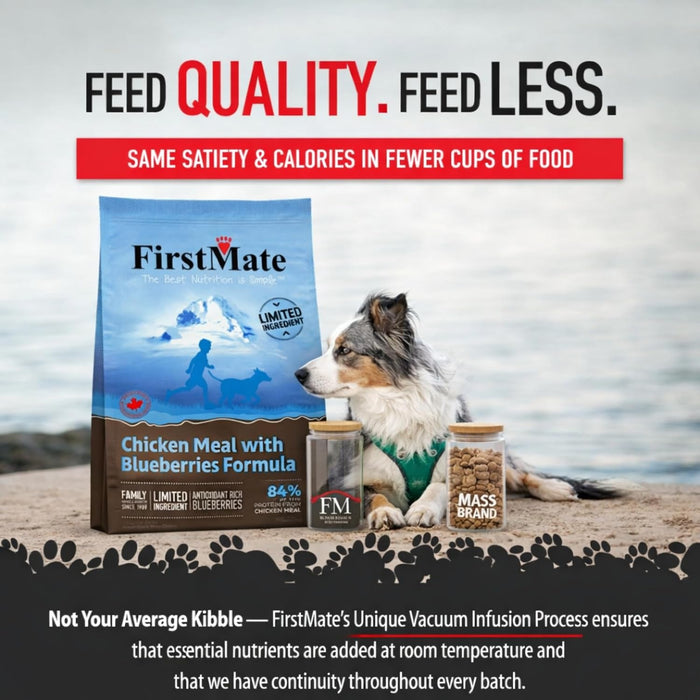 FirstMate Limited Ingredient Grain Free Chicken Meal with Blueberries Dry Dog Food