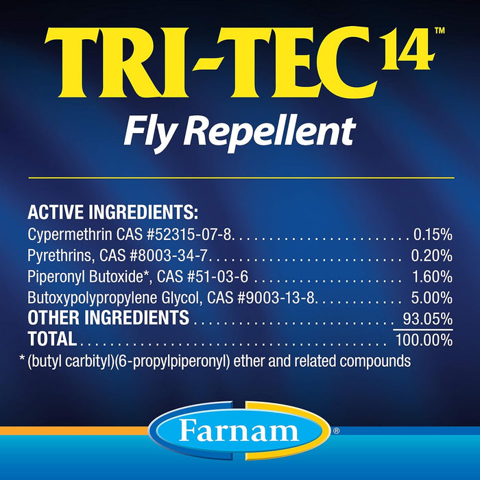 Tri-Tec 14 Fly Repellent Spray - 1 Quart