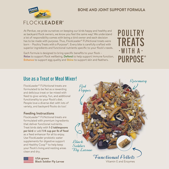 Flockleader Sustain Functional Poultry Treat  1.5 Lb
