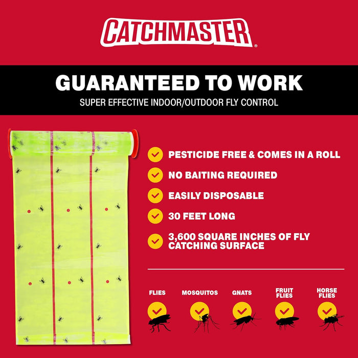 Catchmaster Pro Series Giant Fly Glue Trap - 30 Ft