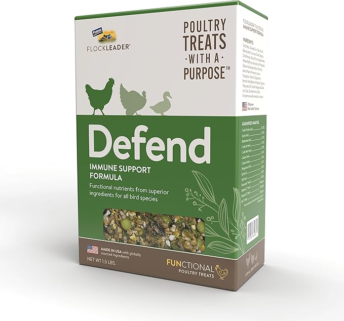 Flockleader Defend Functional Poultry Treat  1.5 Lb