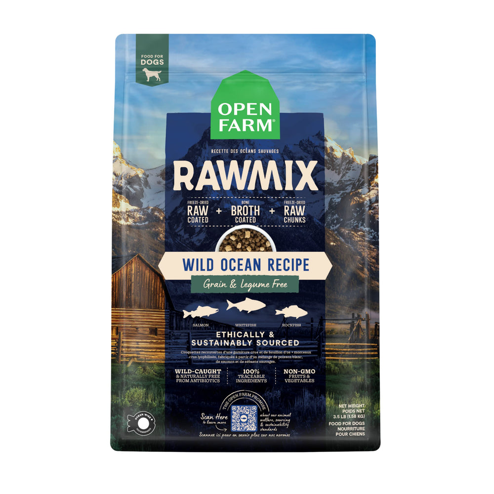 Open Farm Dog Grain Free Raw Mix Wild Ocean