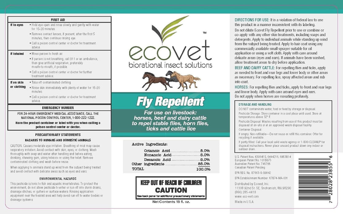 EcoVet Fly Repellent 18 oz