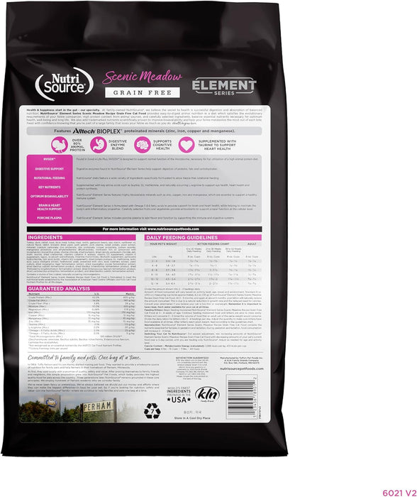 NutriSource Element Cat Scenic Meadow Recipe Dry Cat Food