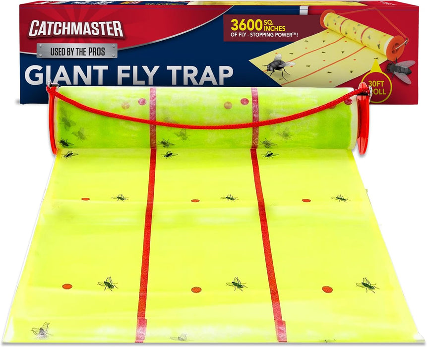 Catchmaster Pro Series Giant Fly Glue Trap - 30 Ft