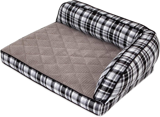 Petmate La-Z-Boy Sadie Pet Sofa Bed in Spencer Plaid for Small and Medium Dogs Up to 50 Pounds. 38 Inches x 29 Inches