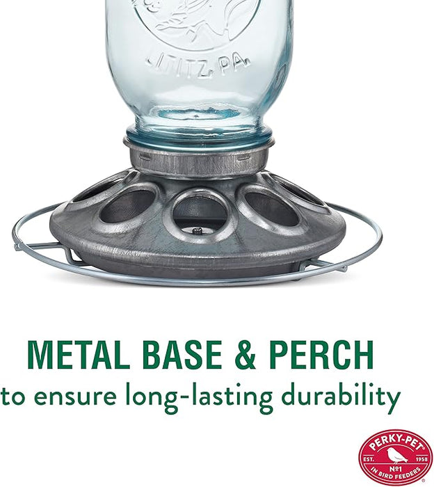 Perky-Pet Mason Jar Wild Bird Feeder