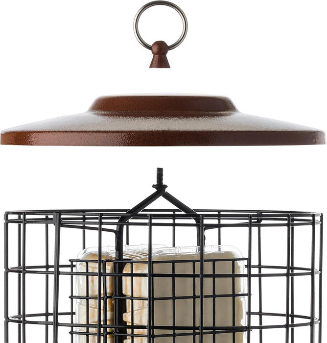 Squirrel-X Squirrel Proof Double Suet Feeder Brown