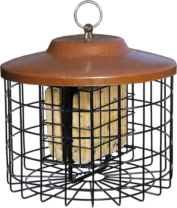 Squirrel-X Squirrel Proof Double Suet Feeder Brown