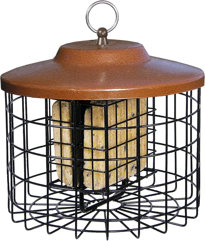 Squirrel-X Squirrel Proof Double Suet Feeder Brown