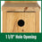 Nature's Way Cedar Box Wren House with Clean-Out Door