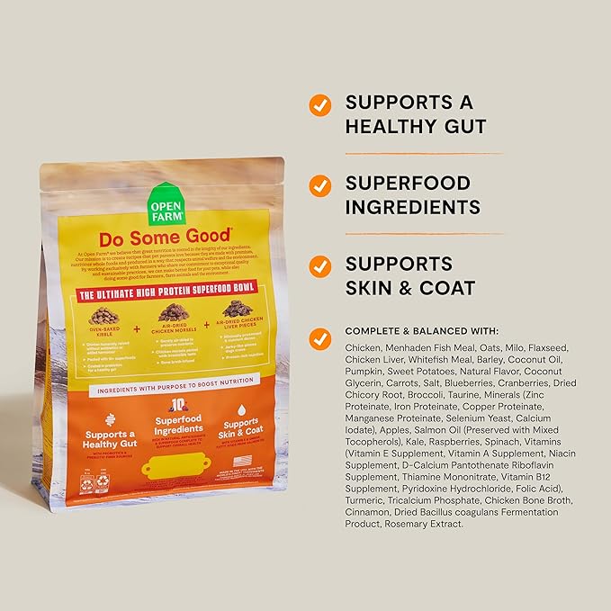 Open Farm Epic Blend Chicken & Superfood Dry Dog Food
