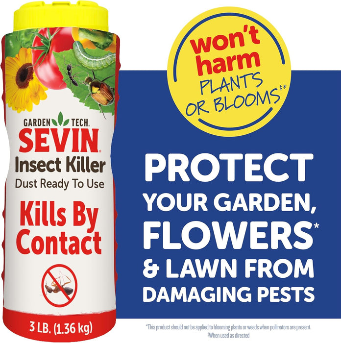 Sevin Dust Ready To Use Insect Killer 3LB