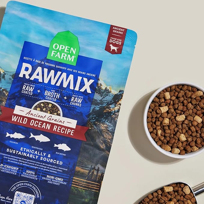Open Farm Wild Ocean RawMix with Ancient Grains Dog Food