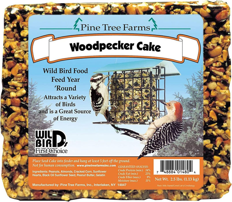 Pine Tree Farms Seed Cake Woodpecker 2.5 Lb