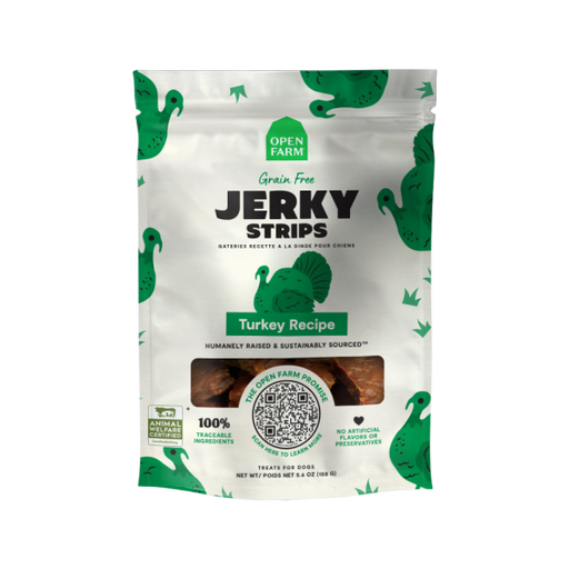 Open Farm Grain-Free Jerky Strips Turkey