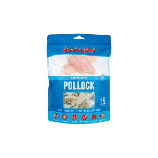 Grandma Lucy’s Singles Freeze-Dried Pollock Dog & Cat Treats 1.5 oz
