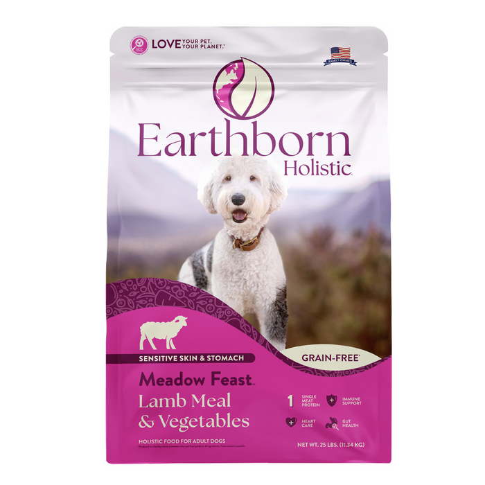 Earthborn Holistic Meadow Feast Grain Free Lamb Dry Dog Food