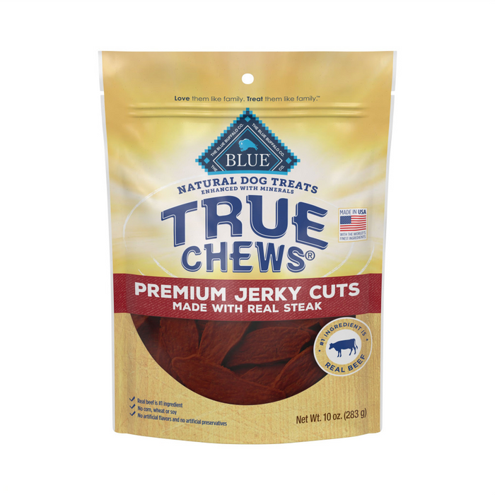 True Chews Premium Jerky Cuts with Real Steak Dog Treats