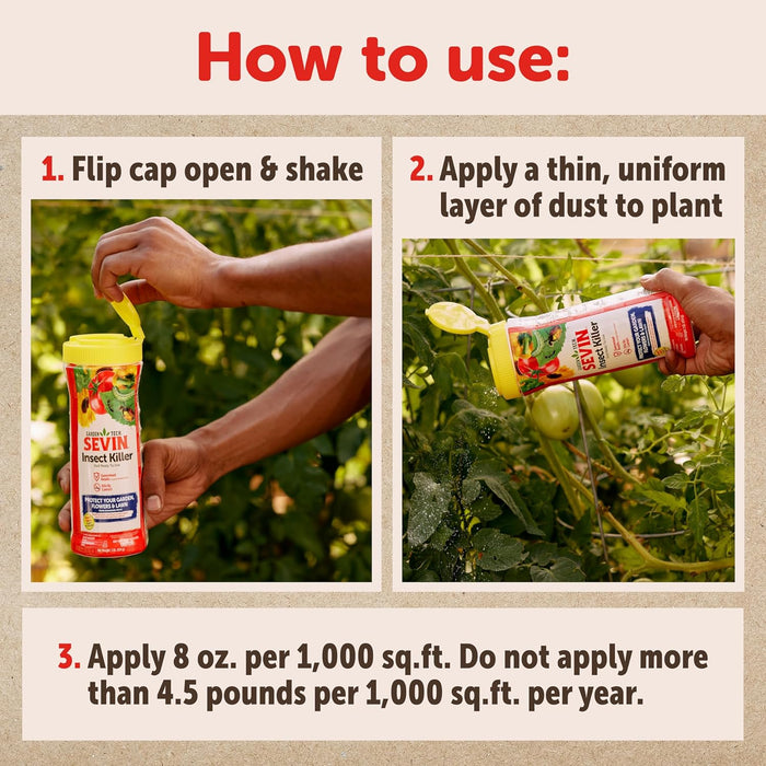 Sevin Dust Ready To Use Insect Killer 3LB