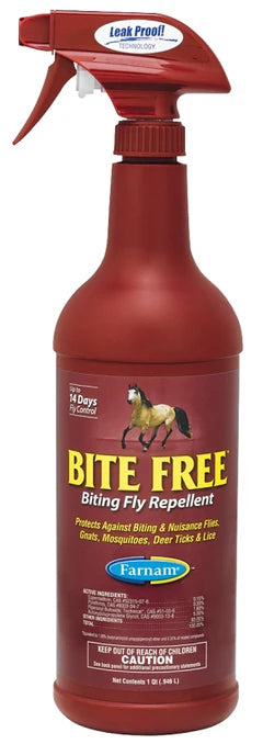 Farnam Bite Free Biting Fly Repellent Ready-To-Use Spray - 1 Quart