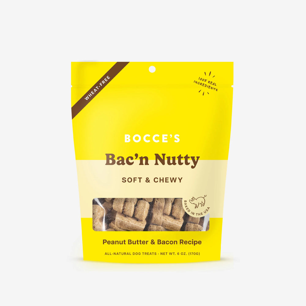 Bocce's Bakery Every Day Bac'n Nutty Soft & Chewy Dog Treats