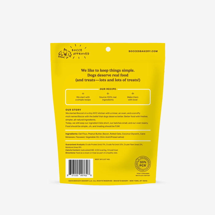 Bocce's Bakery Every Day Bac'n Nutty Soft & Chewy Dog Treats