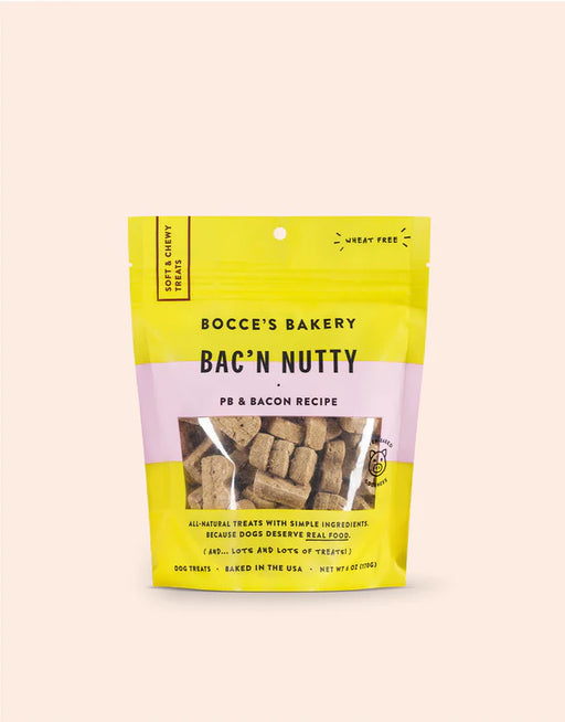 Bocce's Bakery Bac N' Nutty Soft & Chewy Treats 6oz