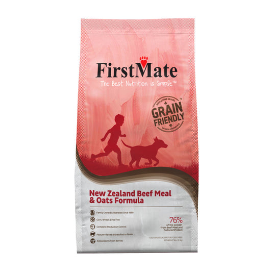 FirstMate Grain Friendly™ New Zealand Beef Meal & Oats Formula Dry Dog Food
