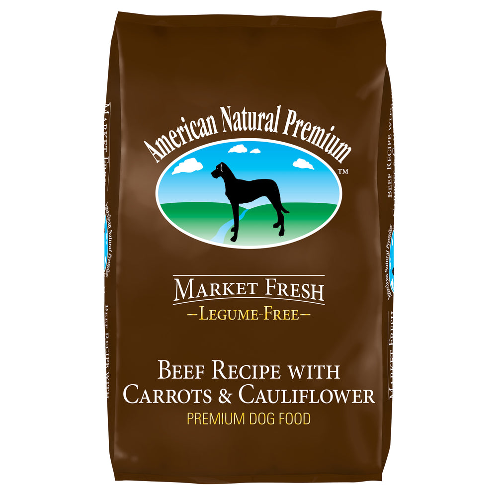 American Natural Premium Market Fresh Legume-Free Beef with Carrots & Cauliflower Dry Dog Food