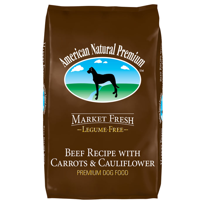 American Natural Premium Market Fresh Legume-Free Beef with Carrots & Cauliflower Dry Dog Food