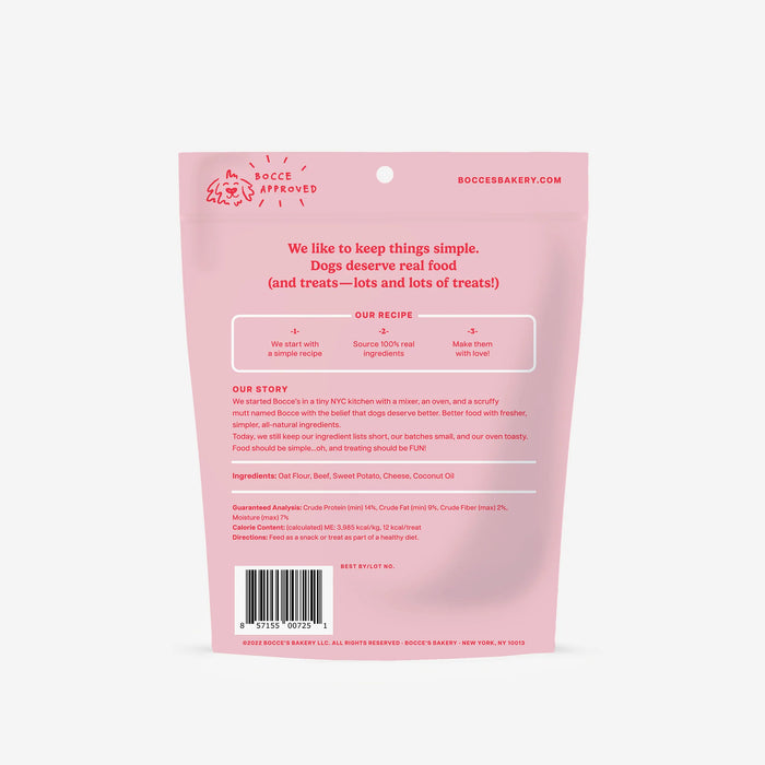 Bocce's Bakery Burgers & Fries Recipe Biscuit Dog Treats