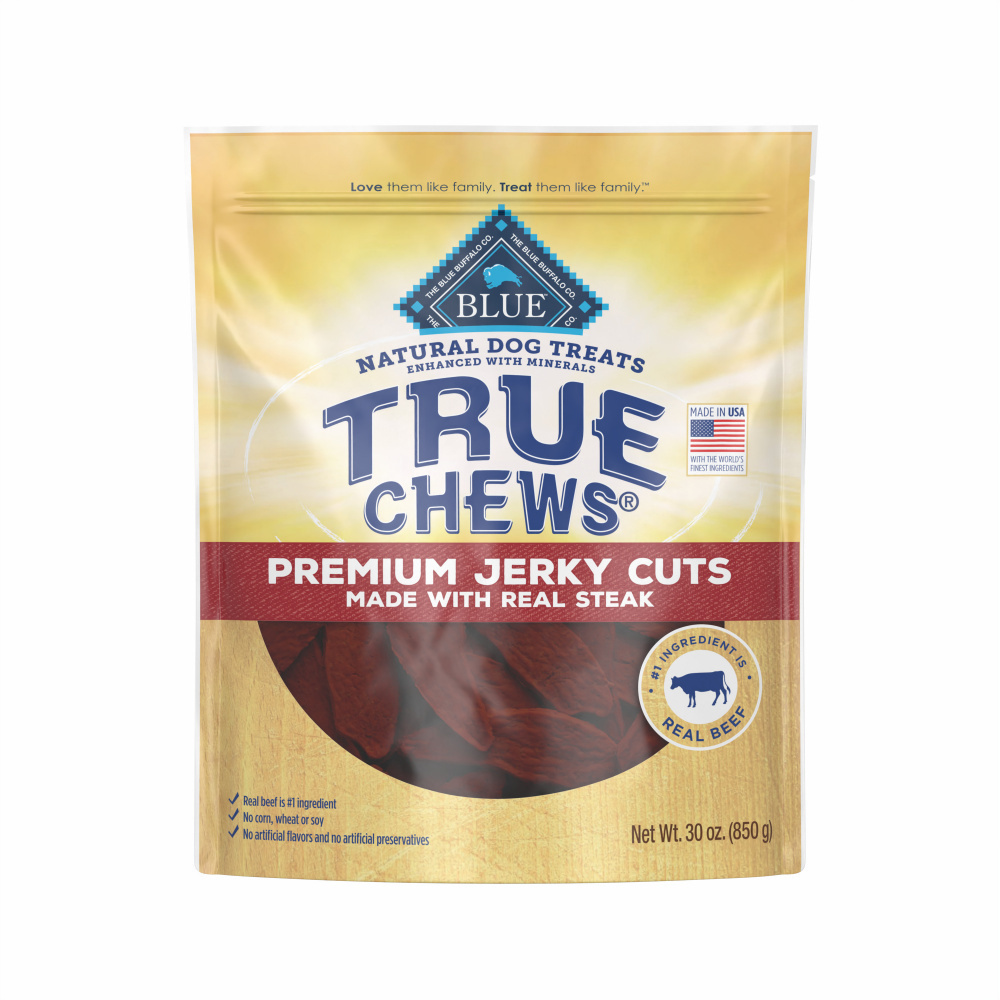 True Chews Premium Jerky Cuts with Real Steak Dog Treats