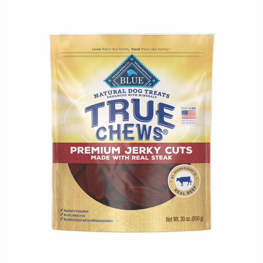 True Chews Premium Jerky Cuts with Real Steak Dog Treats